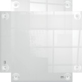 Nobo A3 Acryl Verplaatsbaar Posterframe Voor Aan De Muur, Frameloos, Staande en Liggende Positie, Met Zuignap Montage, Premium Plus, Transparant, 1915599