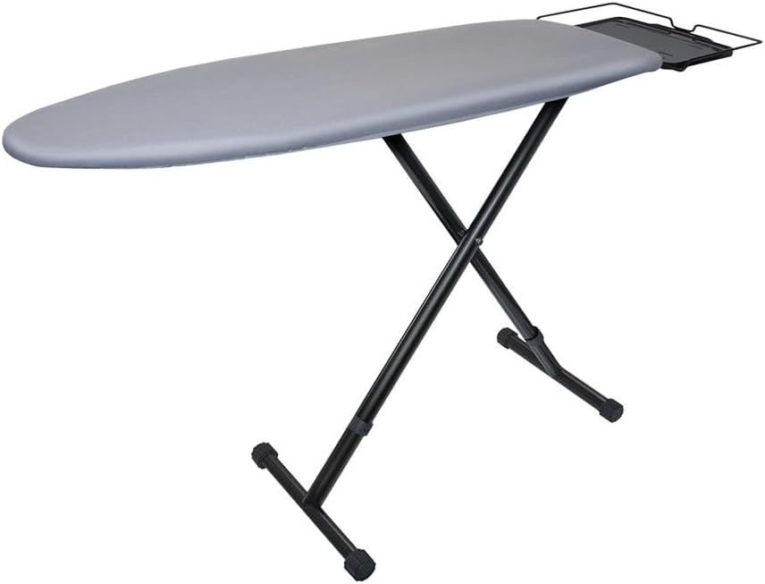Braun CareStyle IB3001 BK Strijkplank perfect voor stoomstrijkijzerstations, dampdoorlatend legvlak, overtrek van 100% katoen, 122 x 40 cm, zwart/grijs