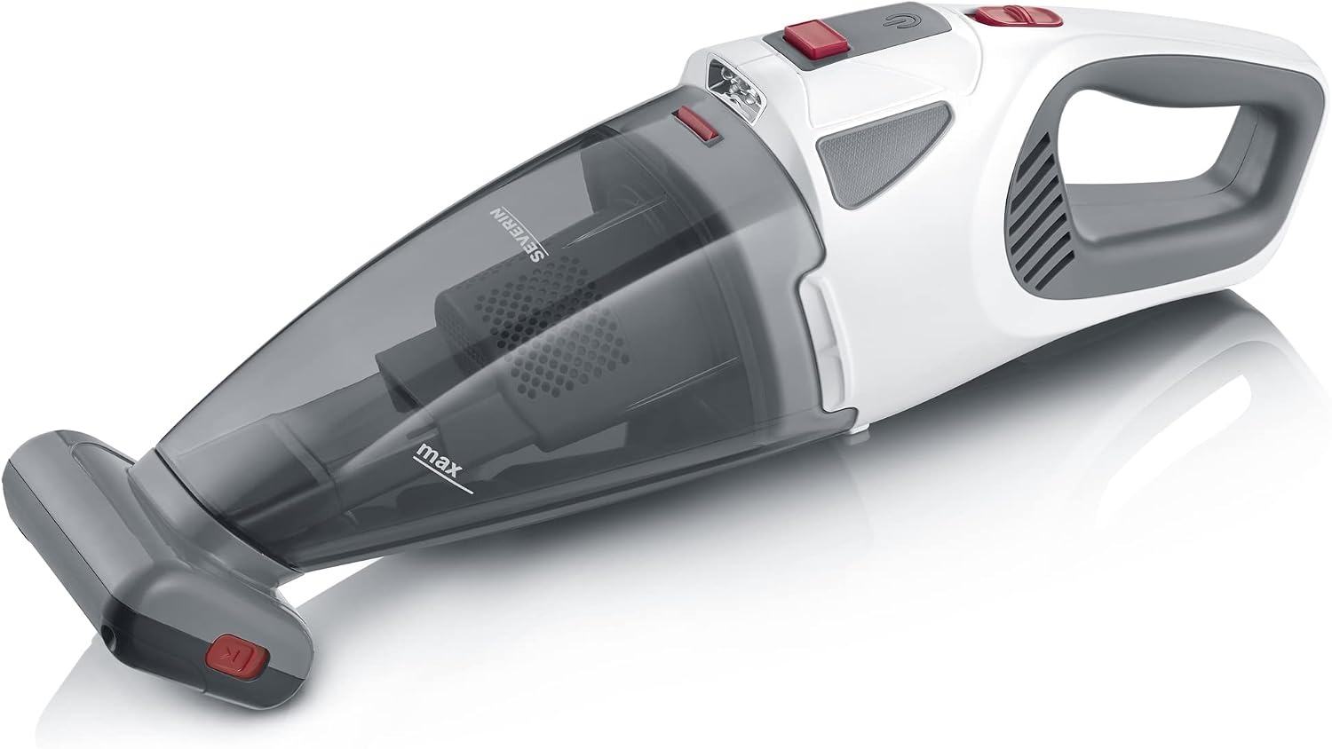 SEVERIN HV 7146, 4-in-1 accu-handstofzuiger met turboborstel geschikt voor dierenharen/vloerbedekking, 30 min duur (eco), 650 ml capaciteit, 22,2 V accu, 2.200 mAH/18.5 Volt, Wet & Dry"-functie