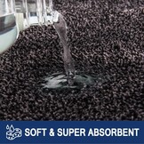 FCSDETAIL Vuilvanger Voetmat, Antislip Machine Wasbare Voetmat, Deurmat met Waterabsorberende en Zachte Microvezels voor Hond, Entree, Deur en Gang