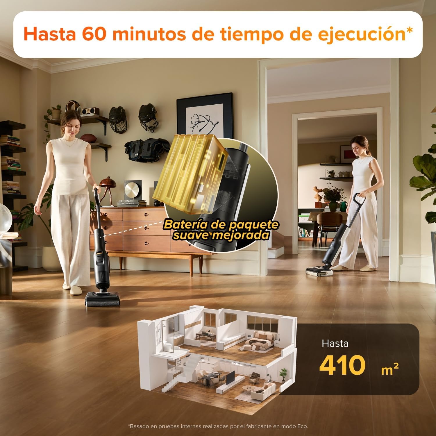 roborock F25 LT Nat- en Droogstofzuiger voor Harde Vloeren