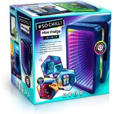 So Chill Mini Koelkast Infinity Effect, Gamers, Studenten, Home/Autoritten/Hangouts + meer, USB-voeding, Stickers inbegrepen, 4L/6 blikjes, spiegel Infinity Effect Deur