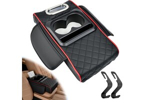 Universele Auto Armleuning Organizer - PU-Leer & Haken - 31% Korting