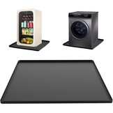 Wasmachinebak, 60 x 60 cm waterdichte siliconen wasbak voor vloerbescherming, lekkagebeveiligingsbak voor wasmachines, drogers, vaatwassers, koelkasten, airconditioners