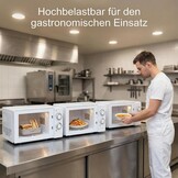 Magnetronbord, glas, 24,5 cm, magnetronbord, draaiplateau, glazen bord, magnetronaccessoires, reservedraaiplateau met 3 bevestigingen voor magnetron met ronde standaard