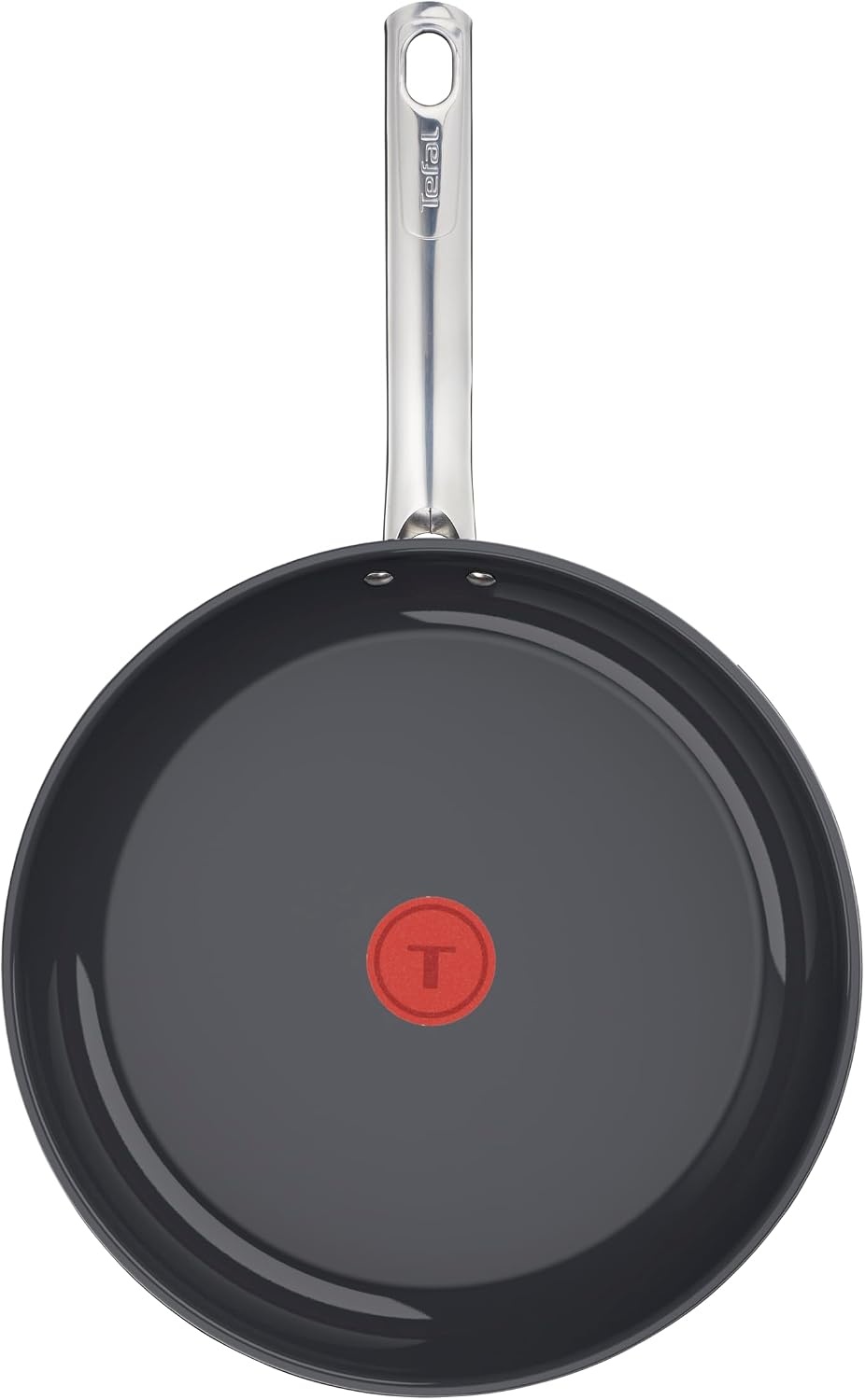 Tefal Duetto On Koekenpan 28 cm, 10 jaar garantie, Go Ceram anti-aanbaklaag, Thermo-Signal technologie, G7660634 - Maat Koekenpan 28 cm