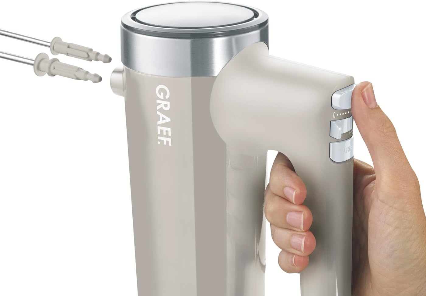 Graef HM508 Handmixer | 600 Watt | 7 snelheden turboknop