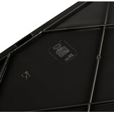 keeeper 2x Stevige vouwkratten met soft-touch handgrepen, 54 x 37 x 28 cm, 45 l, Ben, lichtgrijs