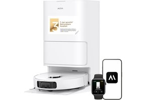 Robotstofzuiger met dweilfunctie E40 Ultra - 19.000 Pa - Wit - 35 cm - 35% Korting