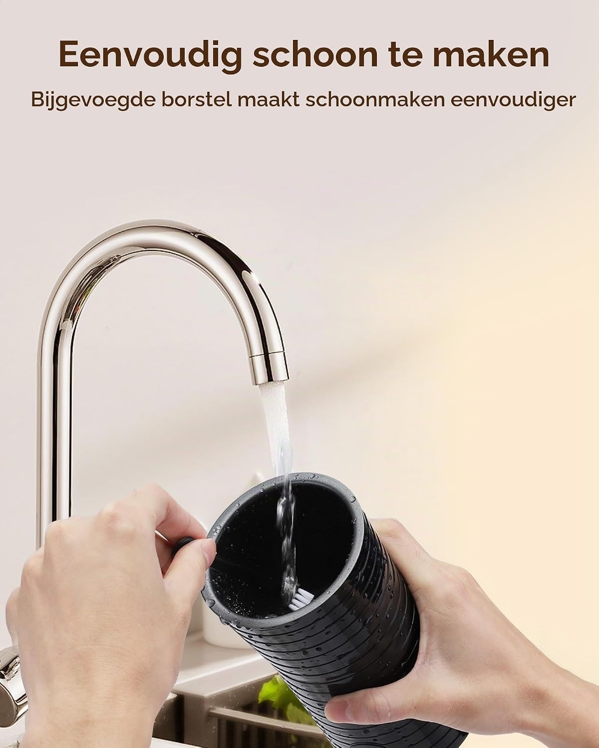 Morpilot 4 in 1 elektrische melkopschuimer, automatische warm- en koud schuimmachine en melkverwarmer voor latte, cappuccino, macchiatos, 240ml 400W