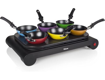 Tristar BP-2827 Wokset – Ook te gebruiken als crêpe- en bakplaat – Vermogen: 1000W