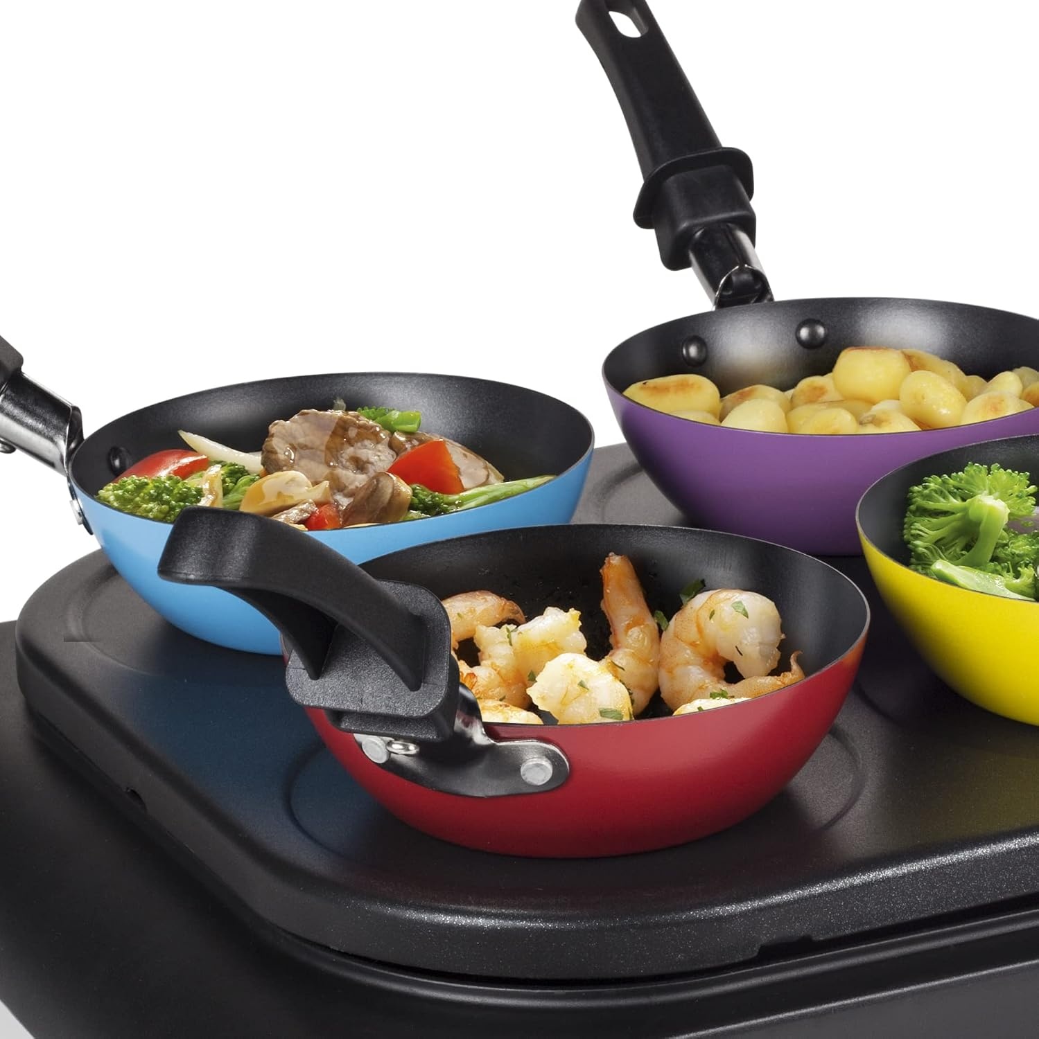 Tristar BP-2827 Wokset – Ook te gebruiken als crêpe- en bakplaat – Vermogen: 1000W