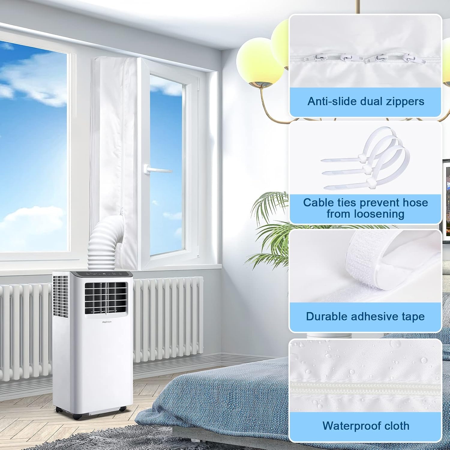 Raamafdichting 400cm voor Mobiele Airco - 31% Korting