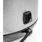 Tristar Rijstkoker 1 L, Tot 5 Porties, RVS Behuizing, Antiaanbakbinnenpan, Stoommandje, Warmhoudfunctie, 400 W, RK-6144