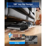 Tineco Floor One i5 Stretch stofzuiger, droge en natte stofzuiger, krachtige zuigkracht 20 kPa, plat bereik 180°, reiniging met twee randen, 30 minuten looptijd, watertanks met grote capaciteit