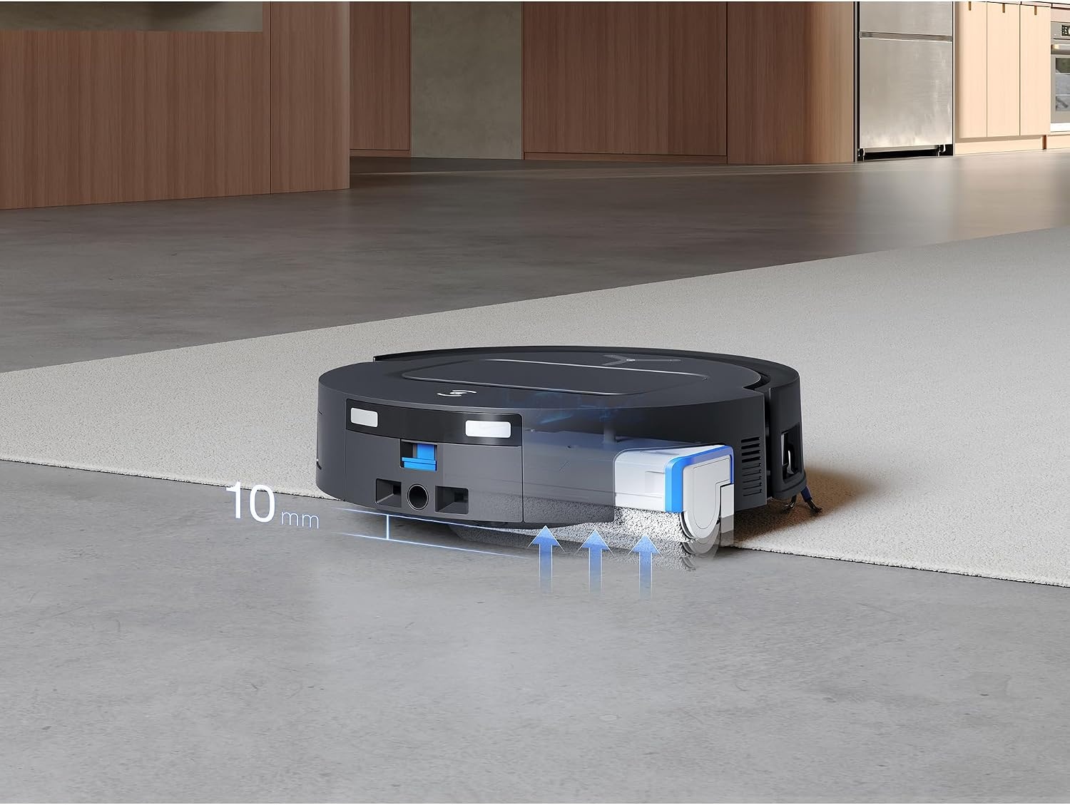 ECOVACS DEEBOT T80 OMNI Robotstofzuiger met dweilfunctie en 18.000 Pa zuigkracht - Zwart