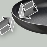 Tefal Resist braadpan 32 cm veilige titanium anti-aanbaklaag thermosignaal