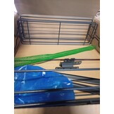 GTV Uittrekbare cargomand met 2 niveaus KO-BO200TD-60, voor meubels 200 mm, ondermontage, stalen frame, draagkracht 15 kg, antraciet