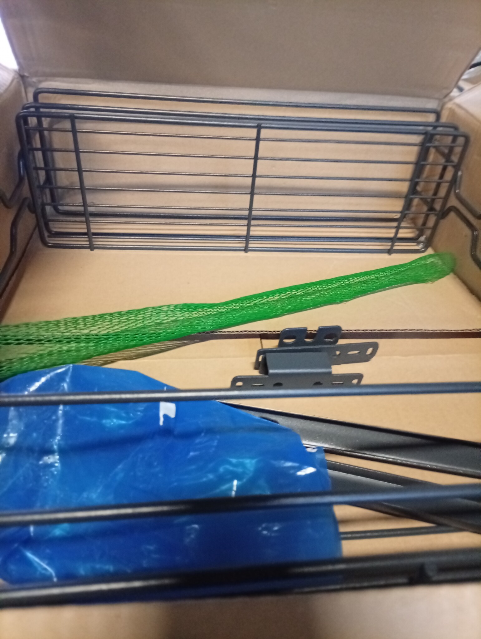 GTV Uittrekbare cargomand met 2 niveaus KO-BO200TD-60, voor meubels 200 mm, ondermontage, stalen frame, draagkracht 15 kg, antraciet