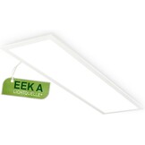 BRILONER - LED plafondlamp, EEK A lichtbron, 13,5W bij 2900lm, vlak, indirect licht, LED lamp, woonkamerlamp, paneel, keukenlamp, ganglamp, 100x25x6 cm, wit - Maat 100 cm