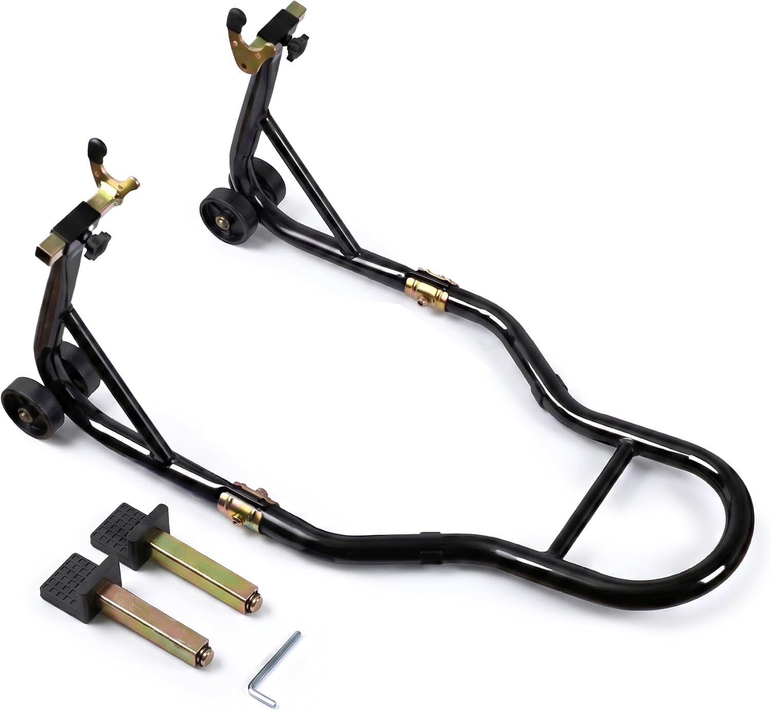 Motorfiets Achterwiel Stand Zwart