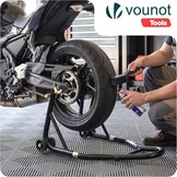 Motorfiets Achterwiel Stand Zwart
