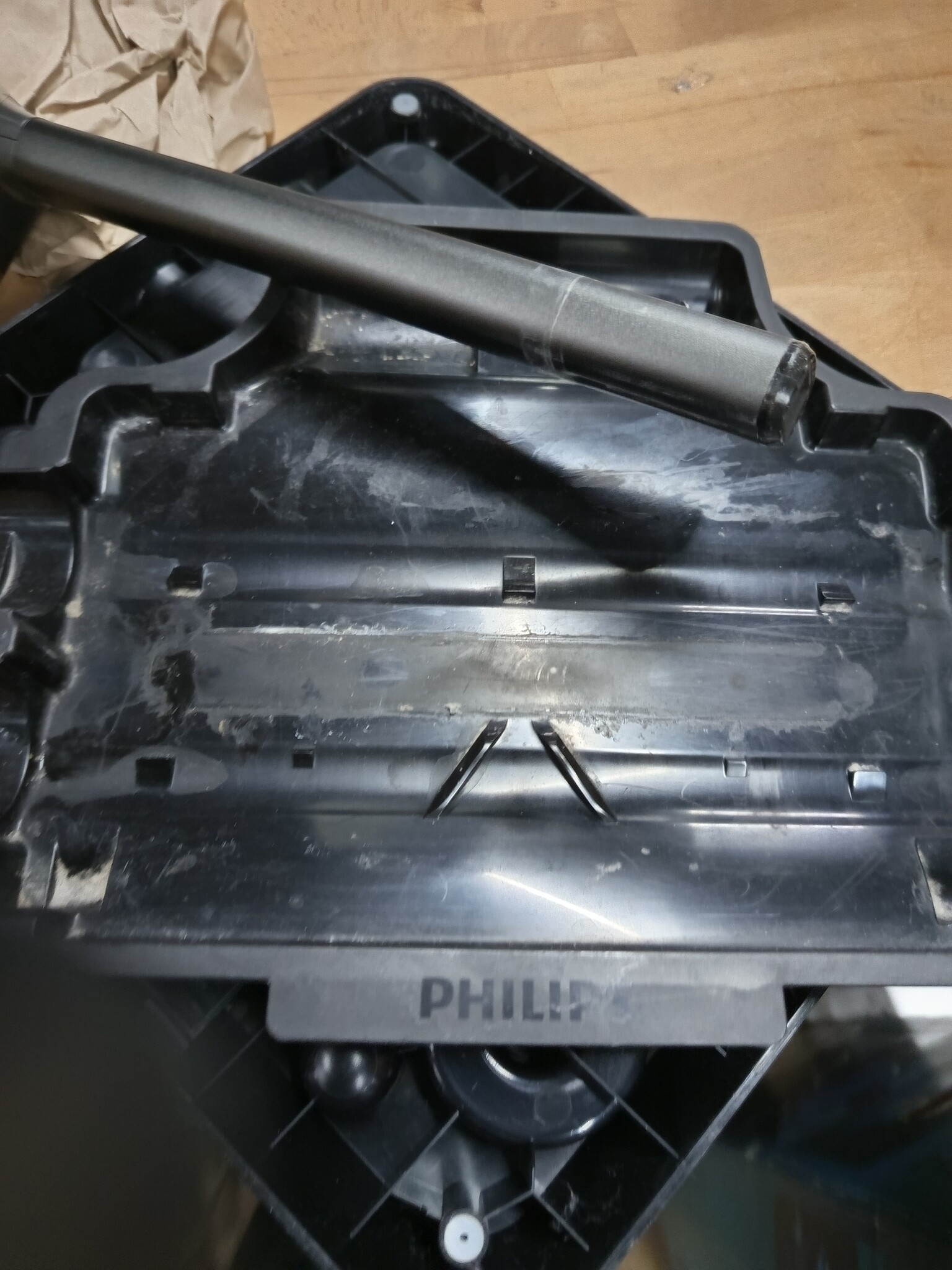 Philips AquaTrio 7000 Series XW7110/01 Draadloze Stofzuiger en Dweil - Antraciet/Champagne
