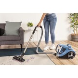 Rowenta Compact Power XXL Stofzuiger zonder zak - 550W - 2,5L - Blauw/Zilver