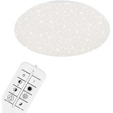 Briloner Leuchten - Led-plafondlamp met sterrendecoratie, plafondlamp dimbaar, kleurtemperatuur instelbaar, 40 W, 4000 lumen, Ø: 49,5 cm. - Maat 48 cm