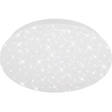 Briloner Leuchten - Led-plafondlamp met sterrendecoratie, plafondlamp dimbaar, kleurtemperatuur instelbaar, 40 W, 4000 lumen, Ø: 49,5 cm. - Maat 48 cm