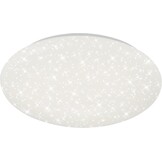 Briloner Leuchten - Led-plafondlamp met sterrendecoratie, plafondlamp dimbaar, kleurtemperatuur instelbaar, 40 W, 4000 lumen, Ø: 49,5 cm. - Maat 48 cm