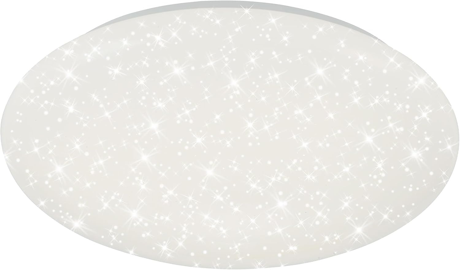 Briloner Leuchten - Led-plafondlamp met sterrendecoratie, plafondlamp dimbaar, kleurtemperatuur instelbaar, 40 W, 4000 lumen, Ø: 49,5 cm. - Maat 48 cm