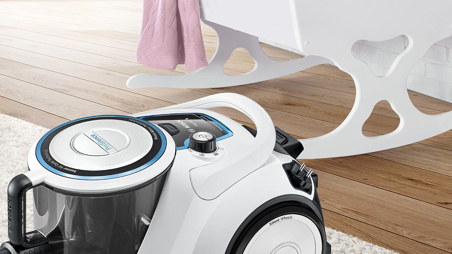 Bosch BGC41LSIL Series 6 Stofzuiger zonder zak - 600W - Wit