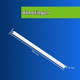 REV LED onderbouwlamp keuken - 60cm, 8W, 680lm, 3000K, dimbaar, wit - Maat 60cm