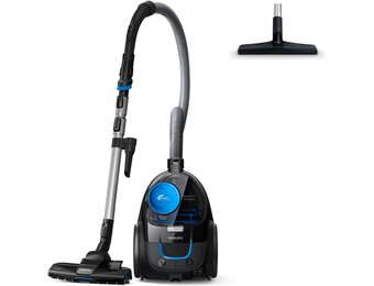 Philips Stofzuiger zonder stofzak PowerPro Compact - 900 Watt - Met allergiefilter - Mondstuk reinigt in 3 richtingen - Eenvoudig te legen stofbak - Mondstuk voor harde vloeren - FC9331/09
