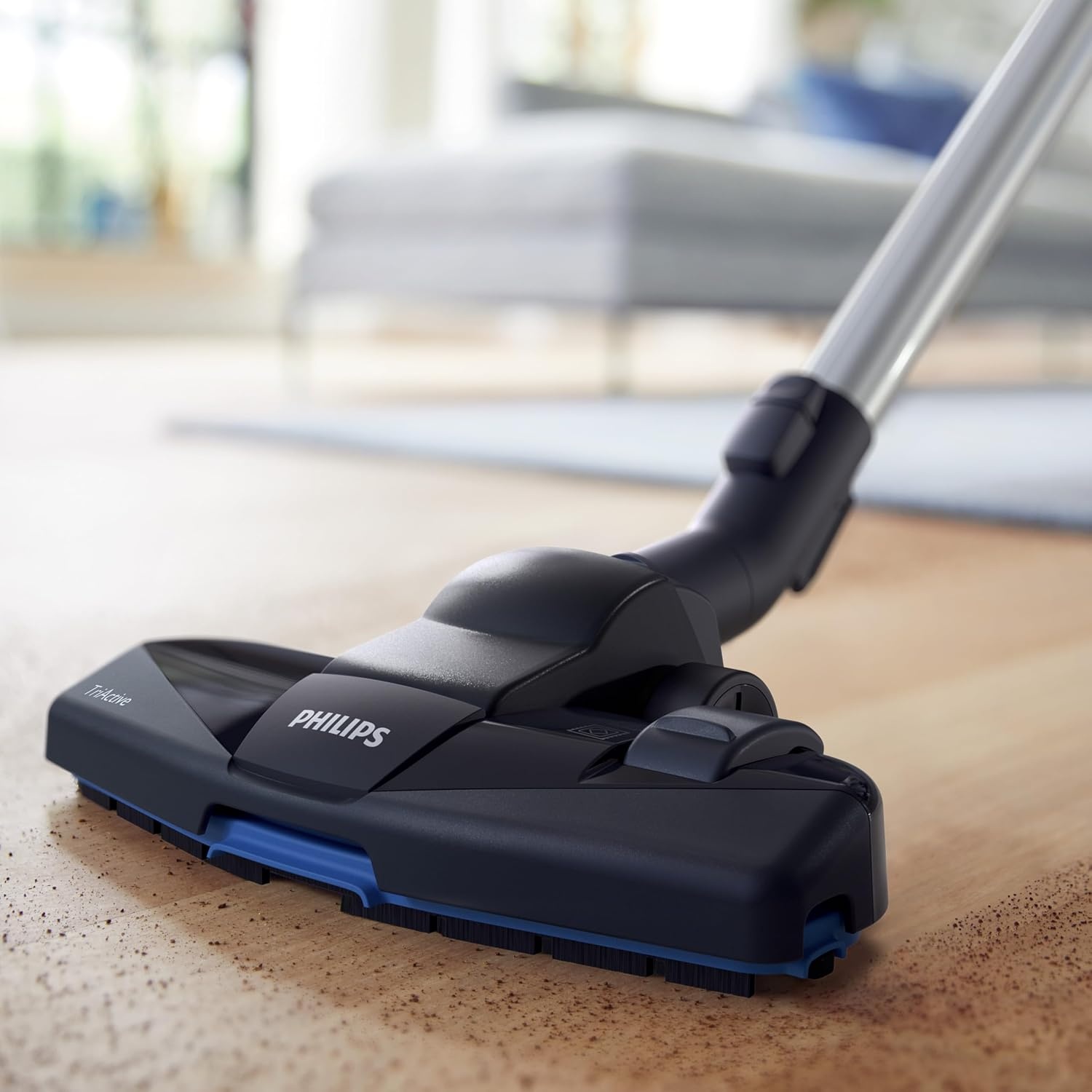 Philips Stofzuiger zonder stofzak PowerPro Compact - 900 Watt - Met allergiefilter - Mondstuk reinigt in 3 richtingen - Eenvoudig te legen stofbak - Mondstuk voor harde vloeren - FC9331/09