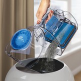 Philips Stofzuiger zonder stofzak PowerPro Compact - 900 Watt - Met allergiefilter - Mondstuk reinigt in 3 richtingen - Eenvoudig te legen stofbak - Mondstuk voor harde vloeren - FC9331/09