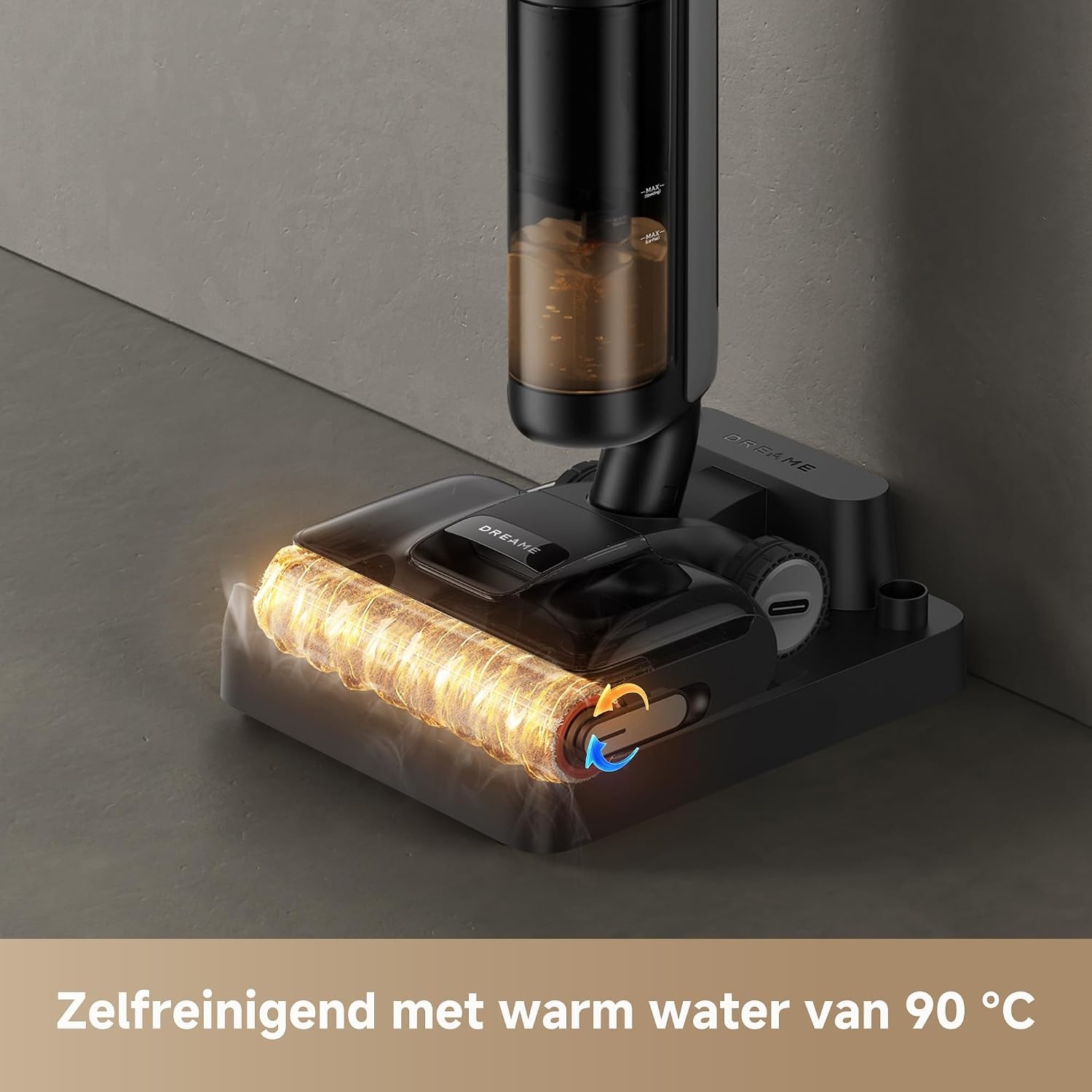 DREAME H12 Pro FlexReach nat- en droogstofzuiger, 180° liggend, 18.000 Pa