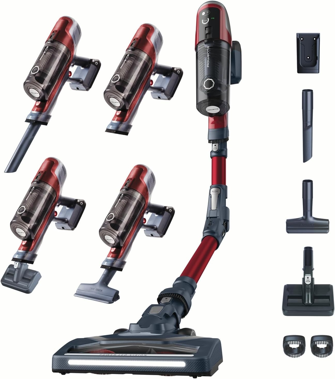 Rowenta X-Pert 6.60 Steelstofzuiger RH6838 Draadloos - Paars - 45 minuten