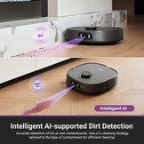 EUREKA J15 Pro Ultra Robotstofzuiger - 16200Pa - Zwart - Met Zelfreinigend Station