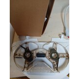 DREAME X40 Ultra Complete Robotstofzuiger met afneembare en optilbare dweil,uitgebreide reiniging met zijborstels, zuigkracht van 12.000 Pa, zelfreinigende dweil en wasbord van 70 ℃,automatisch legen