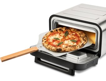 G3 Ferrari Pizza Pro G10204 Pizzaoven - 1700W - 450°C - Met vuurvaste steen - RVS