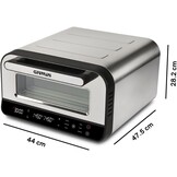 G3 Ferrari Pizza Pro G10204 Pizzaoven - 1700W - 450°C - Met vuurvaste steen - RVS