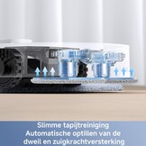 Mova E40 Ultra Robotstofzuiger met Dweilfunctie - Wit - 35 cm breed