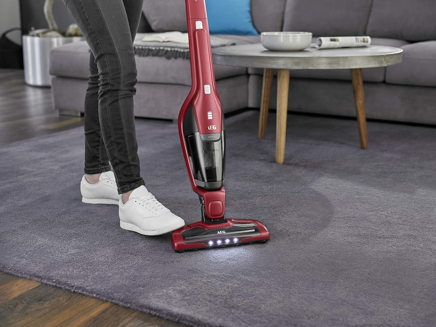 AEG CX7-2-45AN Steelstofzuiger 2-in-1 - Chili Rood