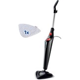 Vileda Steam Plus, Stoombezem, Stoomreiniger voor een hygiënische schoonmaak, Doodt 99,9% van de bacteriën en virussen, Ideaal voor tapijten en vasttapijten, Voor alle vloertypes