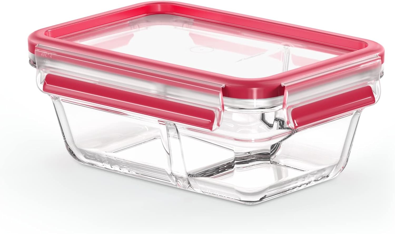 Emsa Clip & Close Glazen vershouddoos, 3 liter, stapelbaar N10412 - Maat 3 l