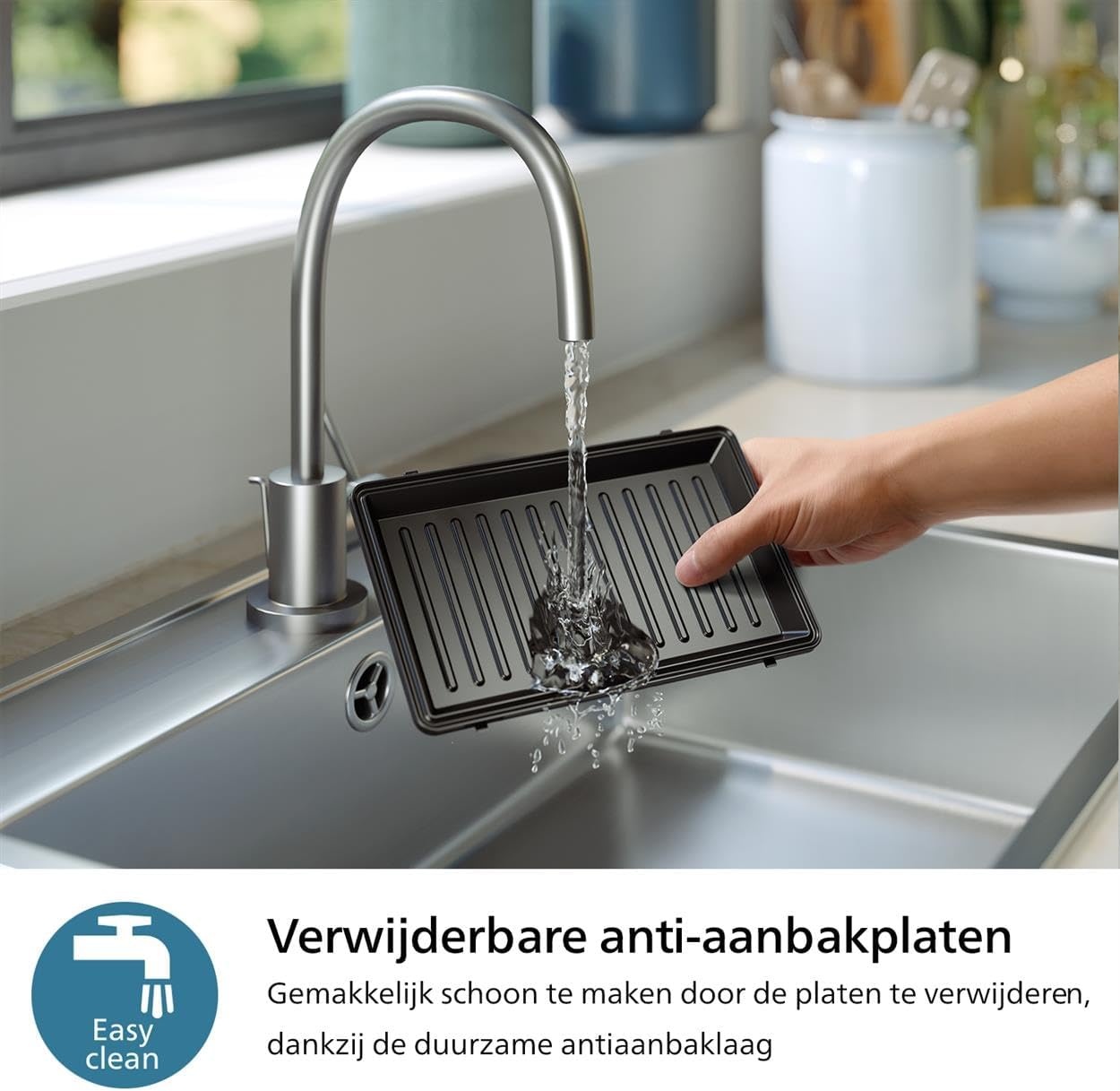 Philips Sandwichmaker 5000-3 Platensets voor Panini & Wafels