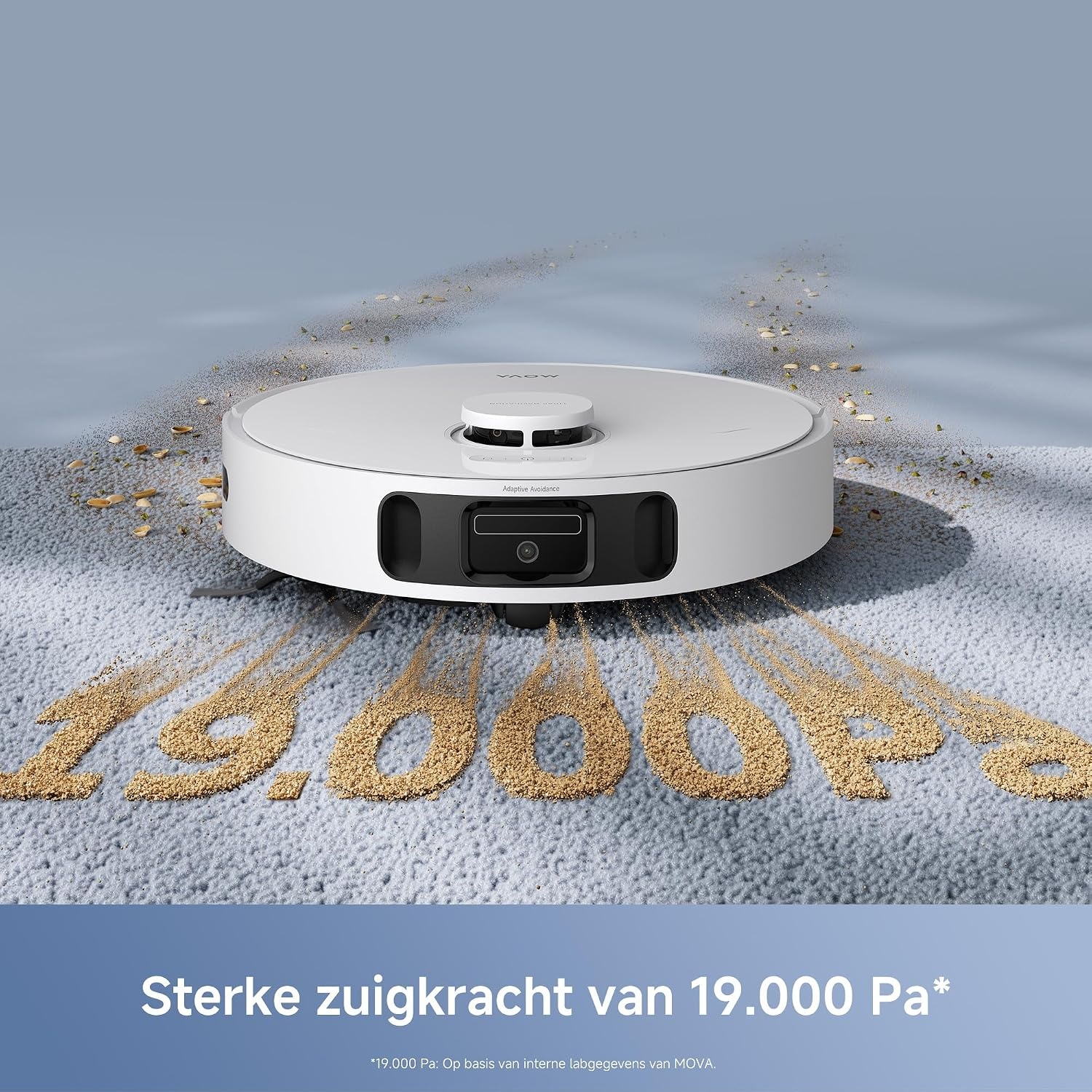 Mova E40 Ultra Robotstofzuiger met Dweilfunctie - Wit - 35 cm breed