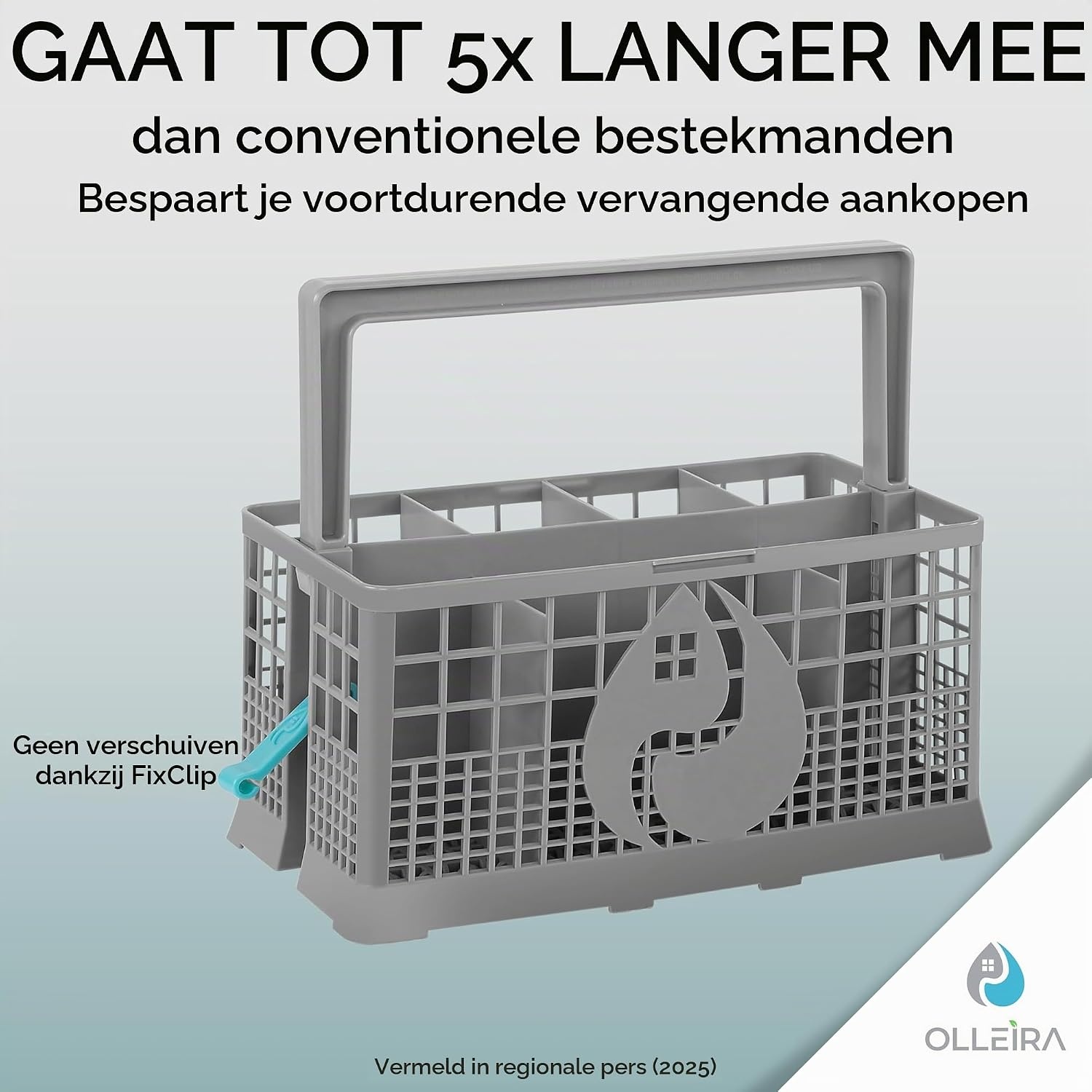Vaatwasserbesteksmand | Bestekbak Vaatwasser | Universele pasvorm Stevige Vaatwasmand | Vaatrek Vaatwasser - Ideaal voor thuis